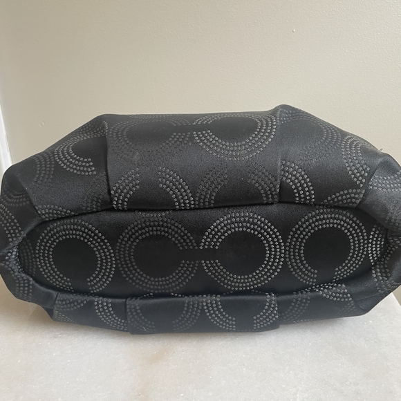 Coach Black Circle Pattern Satchel - Picture 3 of 4